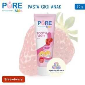 Pure Kids Toothpaste / Pasta Gigi Anak / Odol Bayi dan Odol Anak - 50gr