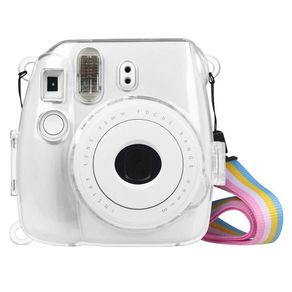 Kamera Jelas PVC Keras Case Penutup dengan Tali untuk Fujifilm Instax Mini 9/8/8 + PR Dijual