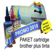Paket cartridge brother LC400 printer DCP J280W J5910W plus 4 Tinta