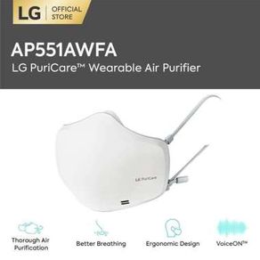 LG Puricare Mask Wearable Air Purifier 2nd Gen AP551AWFA
