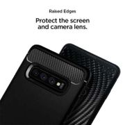 Case Galaxy S10 Plus / S10E / S10 Spigen Carbon Fiber Rugged Armor