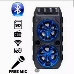 speaker bluetooth f-6581/speaker karaoke super bass mp3 free mic