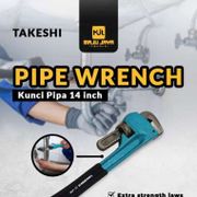TAKESHI Kunci Pipa 14 Inch Pipe Wrench Takeshi 14 inch