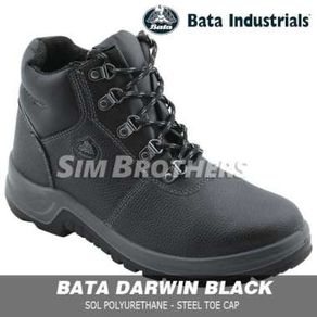 Bata Darwin Black Sepatu Safety Shoes