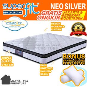 Springbed Comforta Neo Silver Superfit  Plush Top kasur spring bed