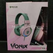 Baru Rexus F30 Vonix PINK Headset Gaming Garansi Resmi - Merah Muda Limited
