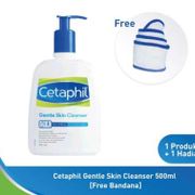 Cetaphil Gentle Skin Cleanser 500ml - Pembersih Wajah Aman Untuk Kulit Sensitif / Berjerawat - Sabun Pembersih Wajah Melembabkan / Original Cetaphil