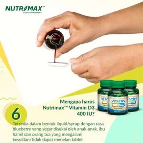 Vitamin D3 400 IU Nutrimax 120 Tablet