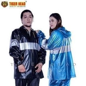 jas hujan setelan tiger head urban jumbo 226 - hitam