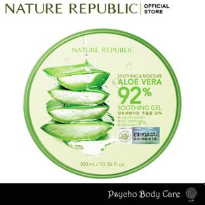 NATURE REPUBLIC Aloe Vera 92% Soothing Gel 300ml Original COD