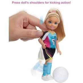 Barbie Chelsea Soccer Playset Mainan Boneka