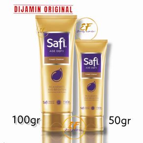 safi age defy cream cleanser 100gr 100% asli