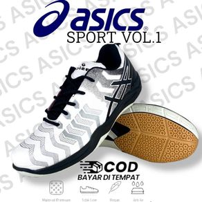 SEPATU SPORT BADMINTON & VOLLY ASICS VOL 1