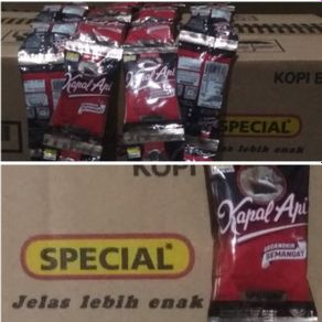 Kopi Kapal Api Sachet Special Mini Tanpa Gula Bungkus 6.5 Gram kopi kapal api special mix per dus/karton