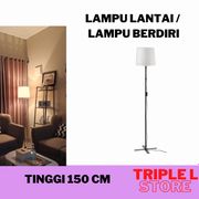 lampu lantai berdiri minimalis hias standing lamp brls - dengan bohlam