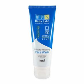 [promo] hada labo shirojyun ultimate whitening face wash 50ml / 100ml - 100ml