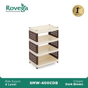 Rovega Rak Susun Premium Lebar 4 level SMW400 DGI / CDB  ( Food Grade )