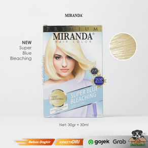 miranda hair color premium pastel series cat rambut permanen 30ml - sblue bleaching