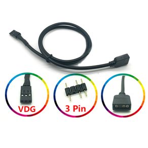 Konektor Kabel Konversi 5V 3PIN RGB VDG untuk Suku Cadang Motherboard GIGABYTE