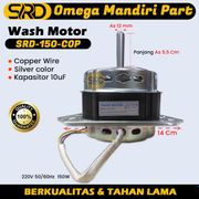 dinamo tembaga wash motor mesin cuci as 12mm srd-150-cop