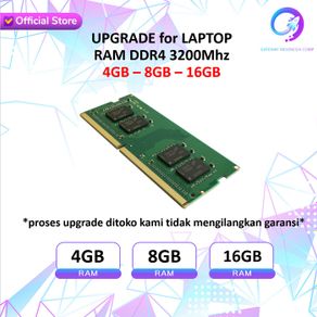 ram 4gb 8gb 16gb ddr4 laptop - untuk upgrade - 16gb