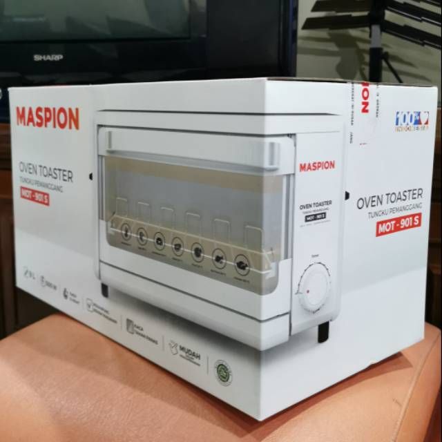 maspion oven toaster mot 901s