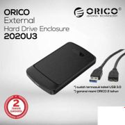 Casing HDD 2,5 inch EXTERNAL HDD USB 3.0 ORICO 2020U3 Black Original GARANSI RESMI
