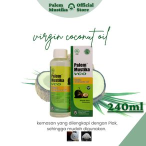 VCO Coconut Oil Palem Mustika | 240 ML |  |Diet Keto - Imunbooster