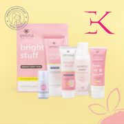 Paket Lengkap Emina Bright Stuff ( Moisturizer CreamFace Wash Face Toner Micellar Water Tone Up Sheet Mask)