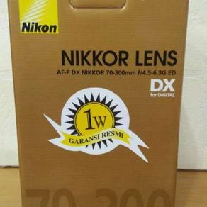 Lensa Nikon 70-300Mm Af-P Dx Nikkor 70-300 F/4.5-6.3G Ed