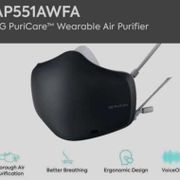 LG AP551AWFA Puricare Wearable Air Purifier Gen 2 Masker LG AP551