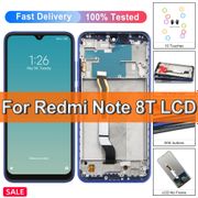 6.3 "Diuji dengan Baik untuk Xiaomi Redmi Note 8T Layar LCD Layar Sentuh, untuk Redmi Note8T M1908C3XG Ganti Layar LCD, dengan Bingkai
