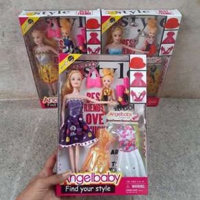 Boneka Barbie Fashion - Mainan Anak Perempuan Edukatif Aksesoris Cewek