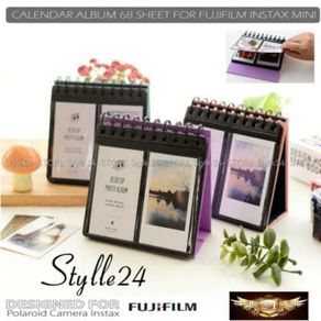 Album Kalender 68 Sheets Fujifilm Instax Mini 8/9/90/Share SP-2 etc
