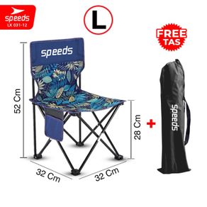 kursi lipat outdoor portable kursi camping bangku gunung speeds 031-14 - -12 biru l