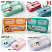 Lunch Box Mini Yooyee Sekat 3 Anti Bocor Tempat Makan Anak Sekolah