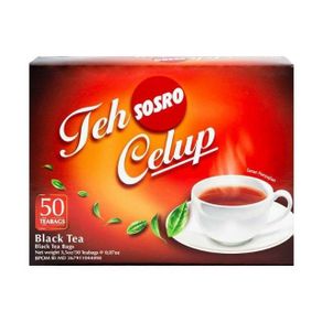 TEH CELUP SOSRO 50 BAGS ( 5 KOTAK )