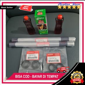Paket Sok Depan Vario Beat Ori As Shock Scoopy Spacy Karbu Lama KVY KVB Original Minyak Oil Seal Karet 2pc