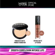 Make Over Smooth Complexion Intense Lips : Powerstay Matte Powder Foundation, Intense Matte Lip Cream