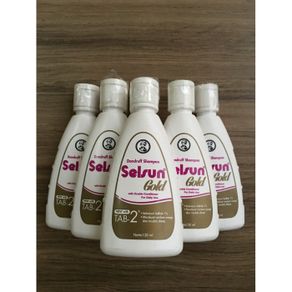 selsun shampoo conditioner series | sampo anti ketombe yellow gold - 120ml