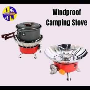 KOMPOR CAMPING WINDPROOF PORTABLE