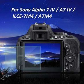 Pelindung layar LCD kamera kaca tempered untuk Sony Alpha 7 IV / A7 IV / ILCE-7M4 / A7M4