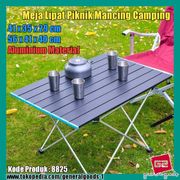 meja lipat piknik camping mancing outdoor foldable portable aluminium - 56 x 41 x 40 cm