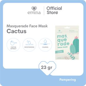 emina masquerade face mask 23 g - masker wajah - cactus