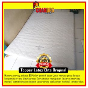 mattress topper elite latex orthopedic 90x200 cm | matras kasur latex