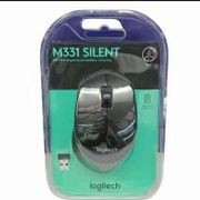 mouse logitech wireless m331 silent - Hitam