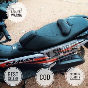 kulit sarung jok motor modifikasi nmax old nmax new bahan mbtech ori - hitam motor lainnya