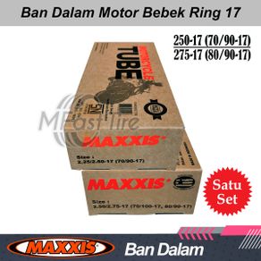 Paket Ban Dalam Motor Bebek MAXXIS 70/90 & 80/90 Ring 17