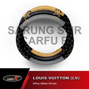 cover stir/sarung stir/steering wheel louis vuitton murah elegan bagus