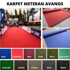 [martha karpet] avanos karpet wool 10 cm x 200 cm - cream